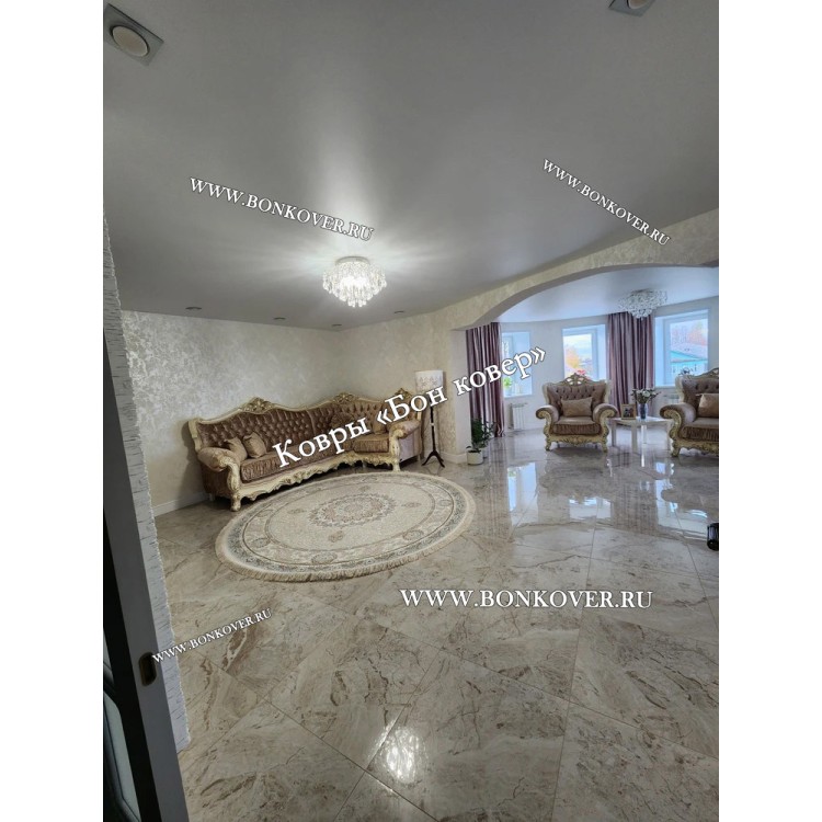 Круглый Ковер Для Гостиной Арт 30552