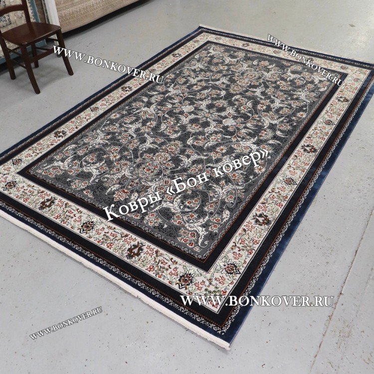 Турецкий Ковер Для Гостиной Дизайн 30568 Синий