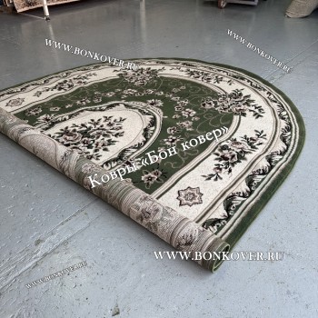 Ковер Лайт Карпет New 4 Дизайн 02 Зеленый Овал